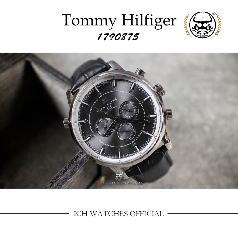 原裝進口美國Tommy Hilfiger 1790875系列手錶三眼錶