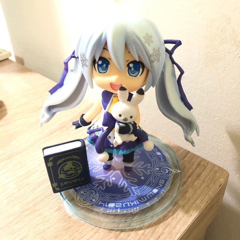 日版雪初音q版人形公仔 附贈品 Senbonzakura Snow初音未來 蝦皮購物