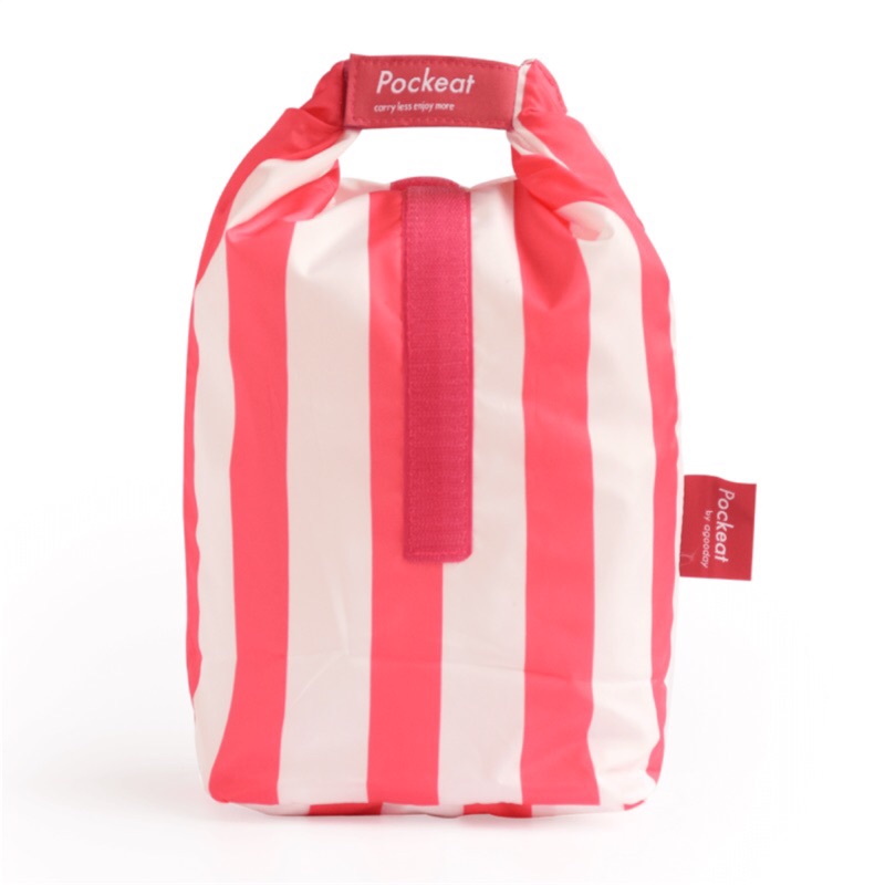 全新好日子 Pockeat 大食物袋 紅白塑膠袋 絕版花色
