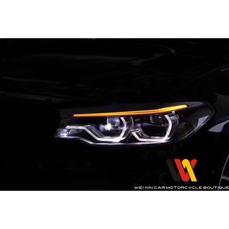 安鑫汽車精品 BMW G30 G31 低配LED大燈 升級高配LED大燈總成 編程安裝一次解決 完工價85000