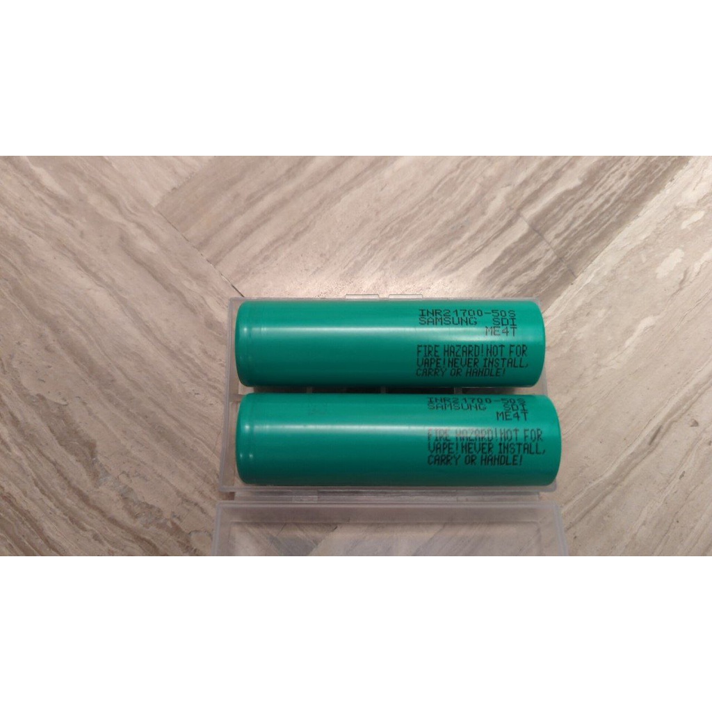 三星 正品 SAMSUNG 50S 5000mAh 21700 連續 35A 動力電池 (2顆一組 送電池盒)