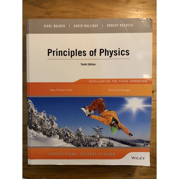 普通物理 Principles of Physics, 10th, Walker. Halliday. Resnick.