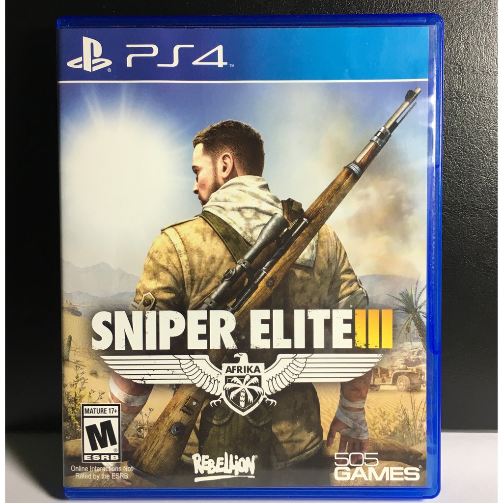 【阿杰收藏】狙擊之神3 英文版【PS4中古】狙擊精英3 美版 Sniper Elite 3 PS4 二手 遊戲