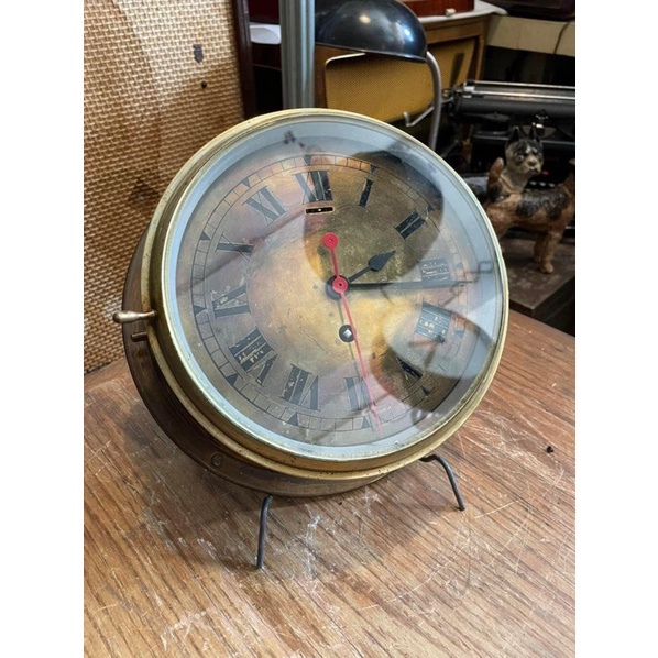 1950s 英國 Smiths 純銅 船鐘