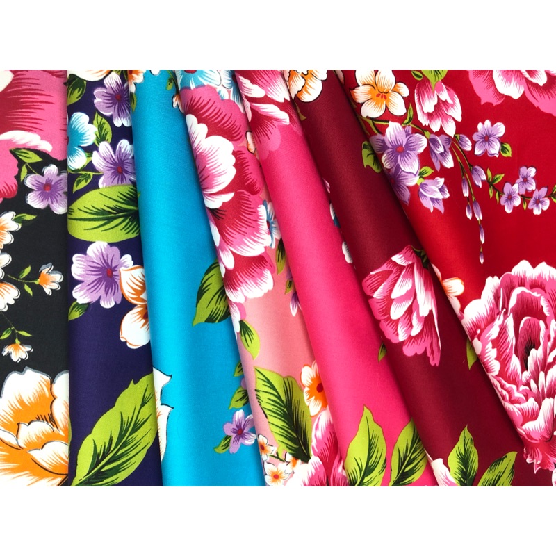 現貨 台灣客家花布棉布佈置抱枕衣服服裝設計diy包包頭巾領巾拍照背景門簾桌巾阿嬤花布復古 蝦皮購物