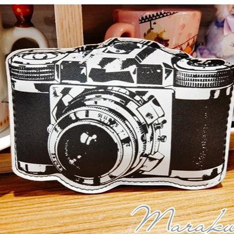 日本帶回 Maraku復古單眼相機 零錢包 收納包