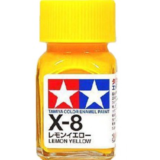 田宮 TAMIYA 模型 耗材 油性漆 X-8 檸檬黃 亮光 萬年東海