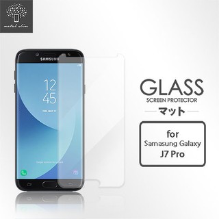 Metal-Slim 三星 Samsung Galaxy J7 Pro弧邊耐磨 防指紋9H鋼化玻璃保護貼鋼化膜(非滿版)