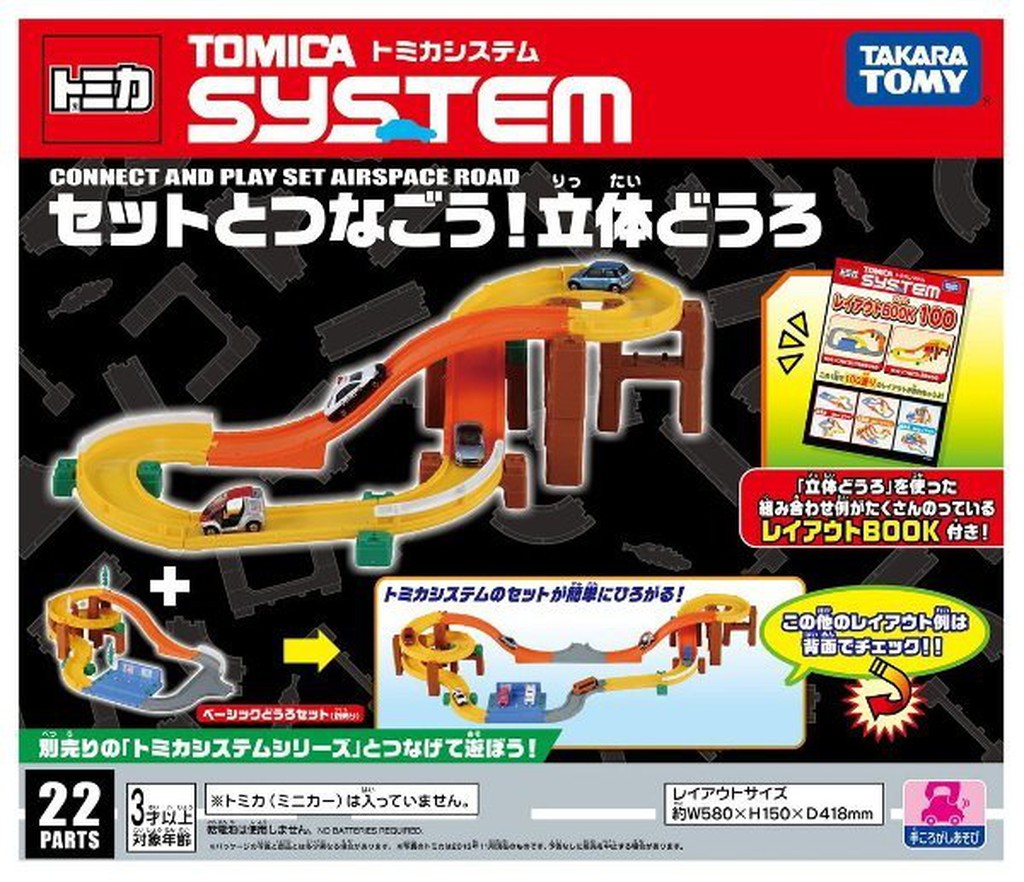 ★天空玩物★ TOMICA【TAKARA TOMY】交通世界 SYSTEM軌道基本組B TW85487