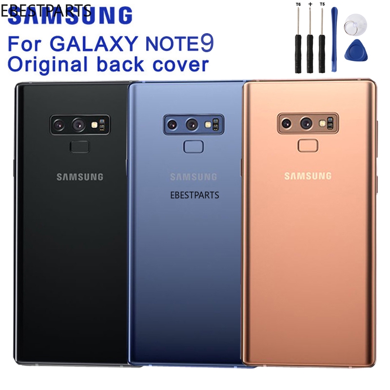 Samsung 三星後電池蓋後玻璃殼適用於三星 Galaxy Note9 Note 9 N9600 SM-N9600 手