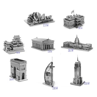 金屬DIY拼裝模型 3D立體金屬拼圖模型　名作建築-18
