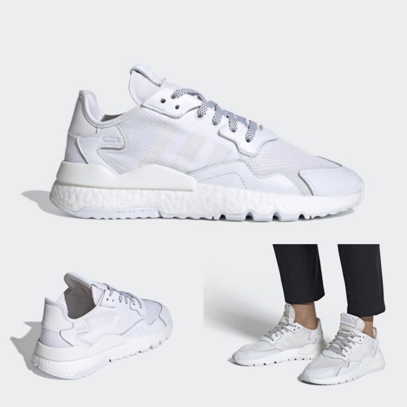 Quality Sneakers - Adidas Nite Jogger 慢跑鞋 白 反光 男款 FV1267