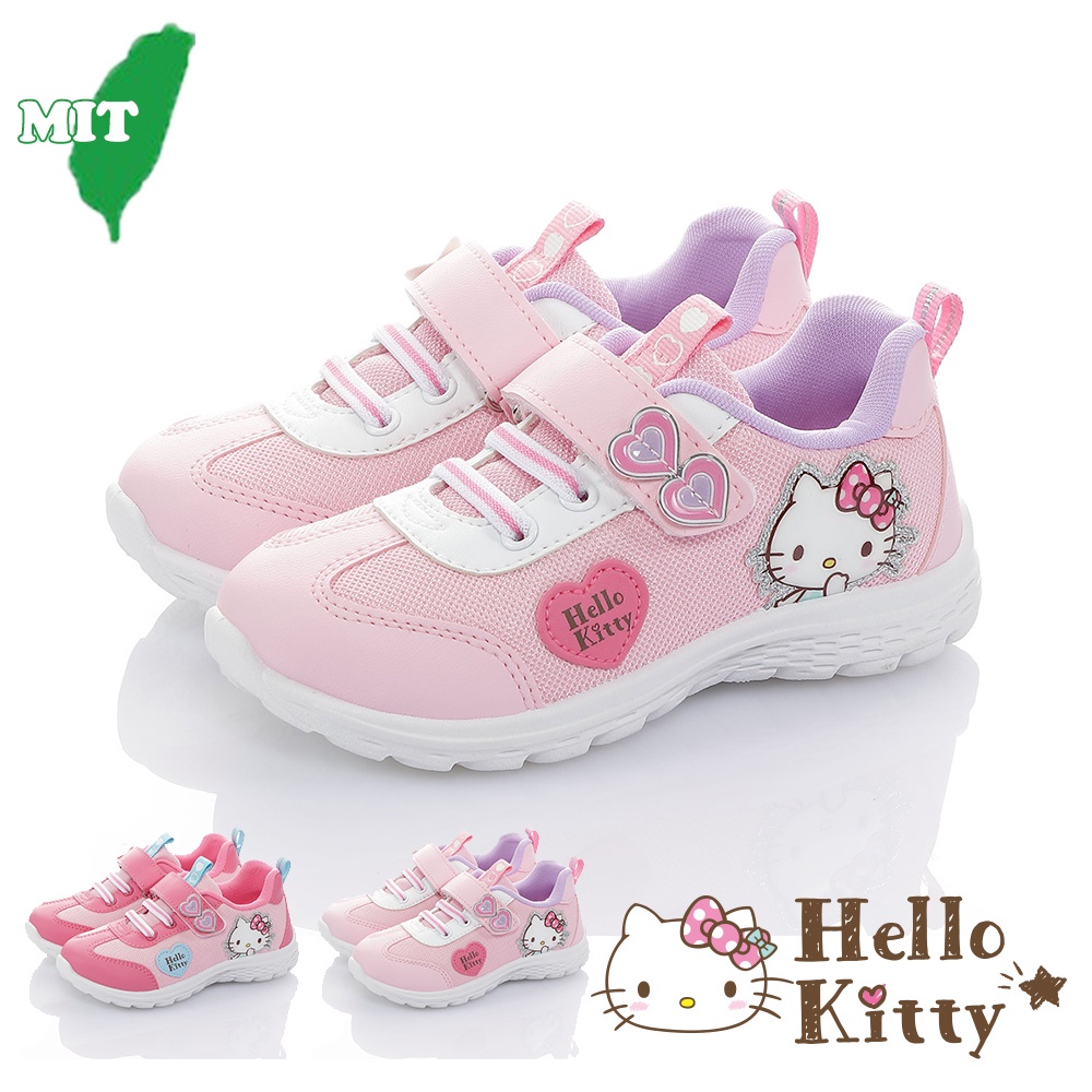 Hello Kitty童鞋 18cm-23cm 輕量減壓抗菌防臭休閒鞋 粉.桃(聖荃官方旗艦店)