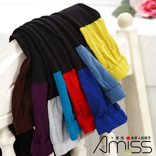 【Amiss】魅力百搭‧雙色七分內搭褲襪(12色) A213-1