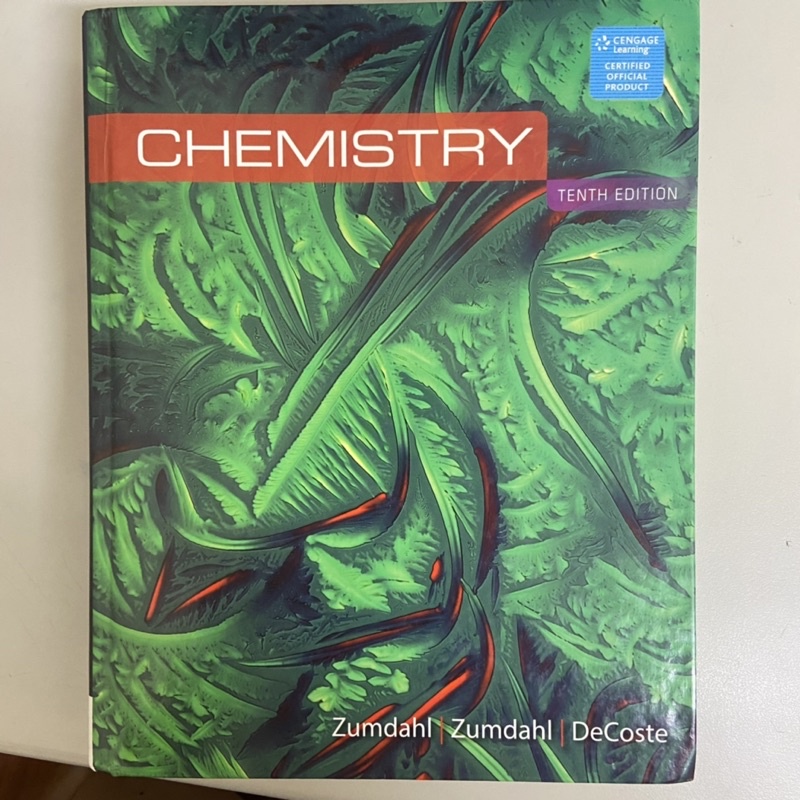 Chemistry (10th Edition) 普化課本 Zumdahl