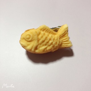 日本職人手作 模擬鯛魚燒別針飾品/髮夾