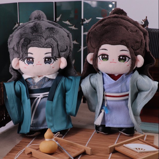 返品送料無料】 20cm 山河令 ぬいぐるみ 本体ペア 周子舒 張哲瀚 温客