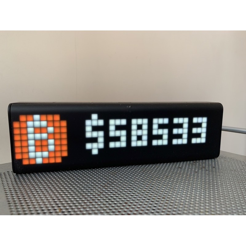 現貨lametric Time 多功能顯示器 鬧鐘顯示youtube 訂閱數加密貨幣價格 蝦皮購物