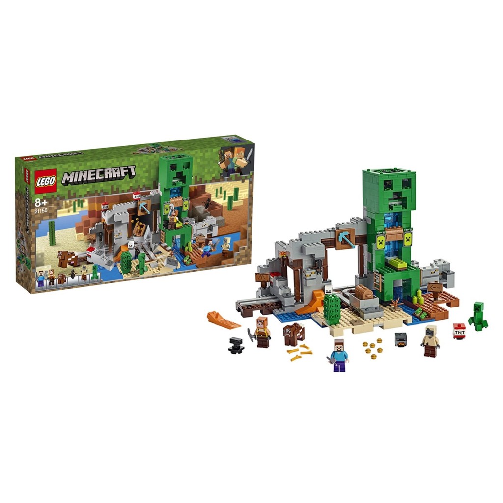 lego minecraft the creeper mine
