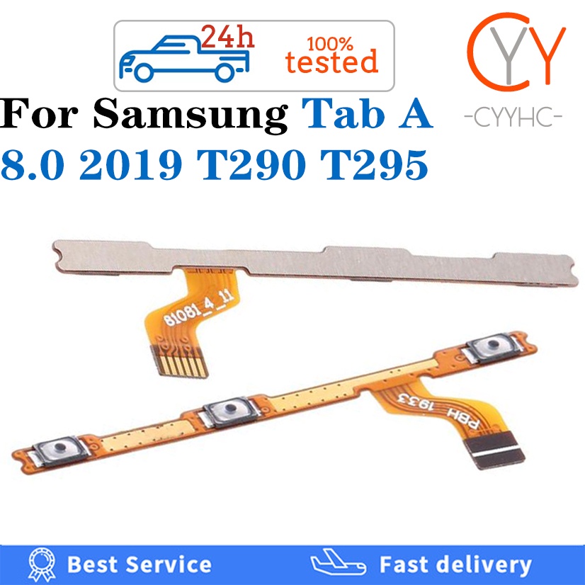 SAMSUNG 音量按鈕電源開關開關按鈕排線適用於三星 Galaxy Tab A 8.0 2019 SM-T290 SM