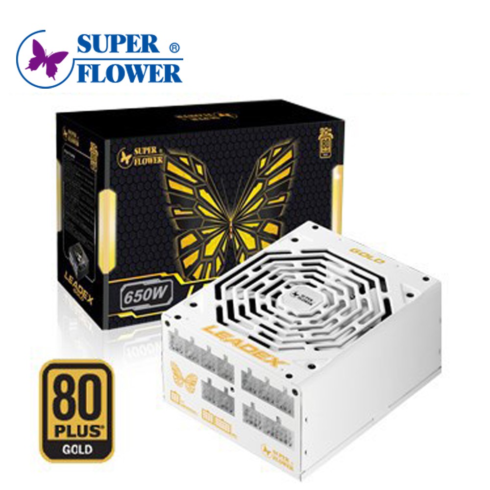 振華 Leadex 650W Gold 金牌 90+ 電源供應器 【易飛電腦】