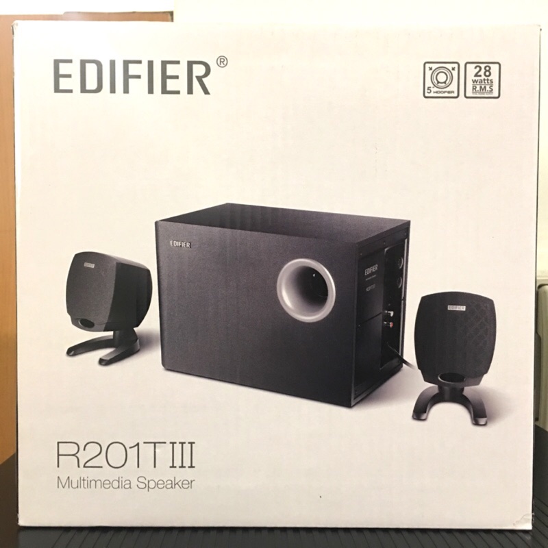 EDIFIER R201TIII 2.1聲道 三件式多媒體喇叭