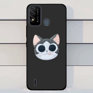 ITEL P37 P37 Pro Vision 2 Plus Vision 2S TPU 矽膠軟磨砂保護套帶卡通支架手指