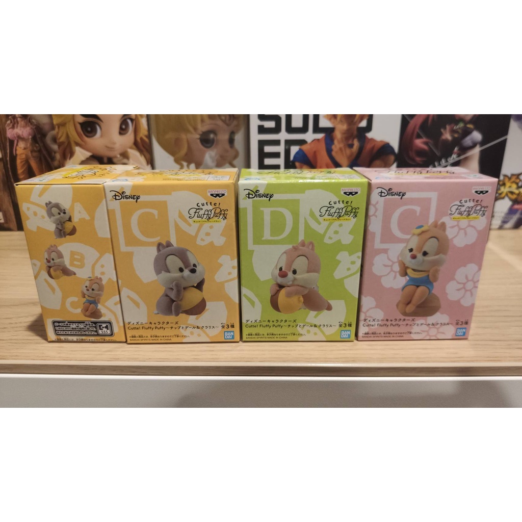 👾玩來玩具👾 日版 迪士尼角色 Fluffy Puffy petit 奇奇與蒂蒂&克莉絲 公仔