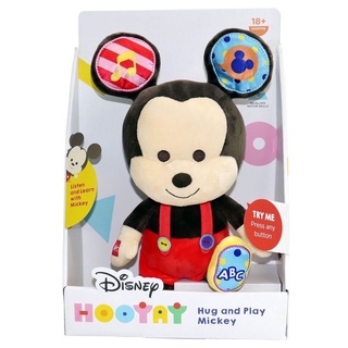 ［台灣現貨］附發票 正版 Disney 迪士尼 - Hooyay音效學習絨毛娃娃 - 米奇 伯寶公司貨