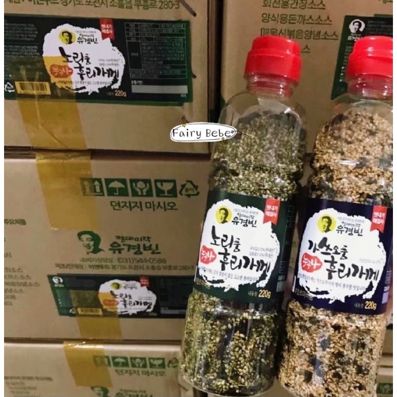 韓國 代購 正宗市場 海苔芝麻香鬆 原味/海鮮鰹魚 220g