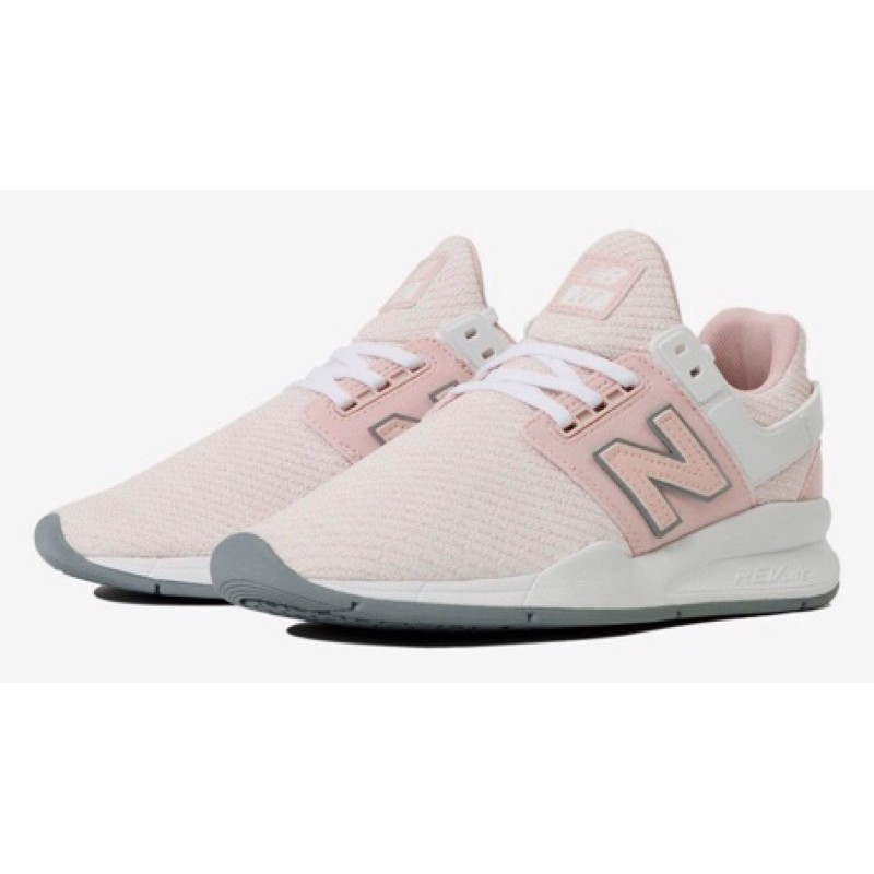 Lnc 只賣正品〗 NEW BALANCE 247 WS247TI 淺粉編織復古慢跑休閒襪套網布休閒有貨| 蝦皮購物