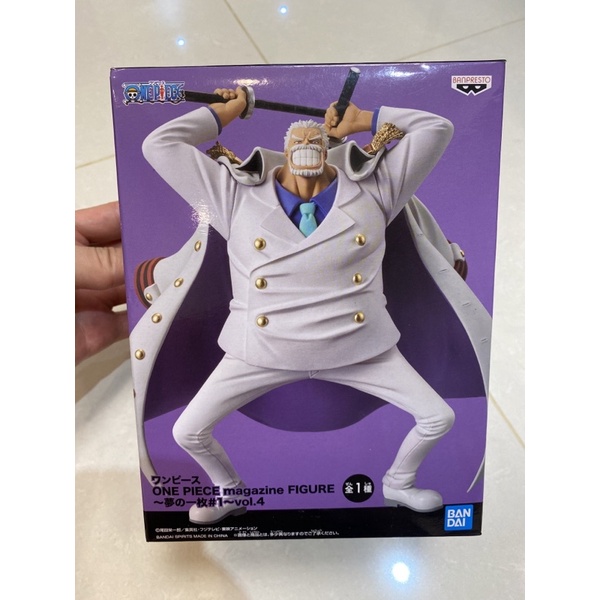 正版 景品 航海王 magazine figure 夢的一枚 卡普 金證