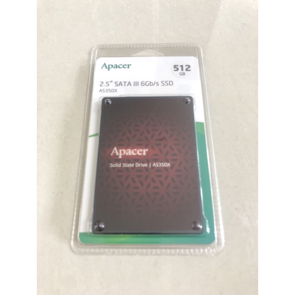 Apacer 宇瞻 AS350 512GB SSD 2.5吋 SSD固態硬碟