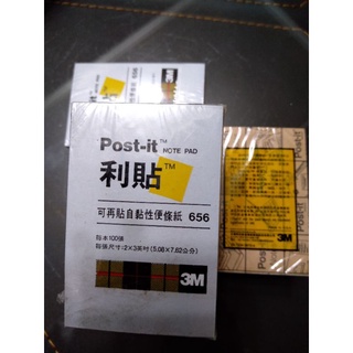 3M/Post-it可再貼自黏性便條紙656