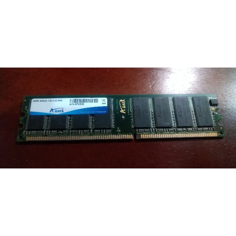 A-DATA 威鋼 DDR 400 1G 記憶體