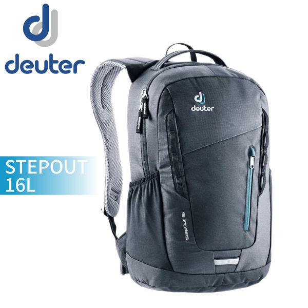 【Deuter 德國 STEPOUT 16L 防潑水城市旅遊背包《黑》】38103/雙肩背包/旅遊背包/後背包/悠遊山水