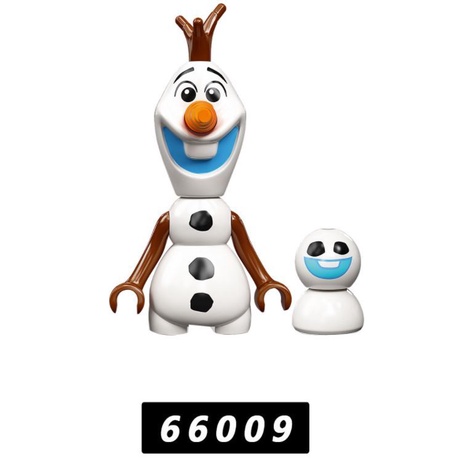 【台中老頑童玩具屋】XP66009 袋裝積木人偶 迪士尼女孩系列 冰雪奇緣 雪寶