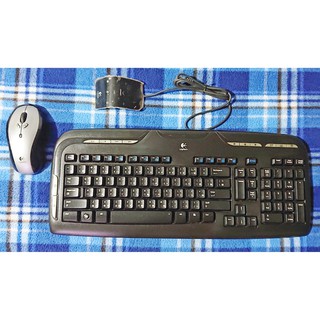 Logitech Y-RAZ71 SK-7207 USB 多媒體 防水 無線 鍵盤滑鼠組