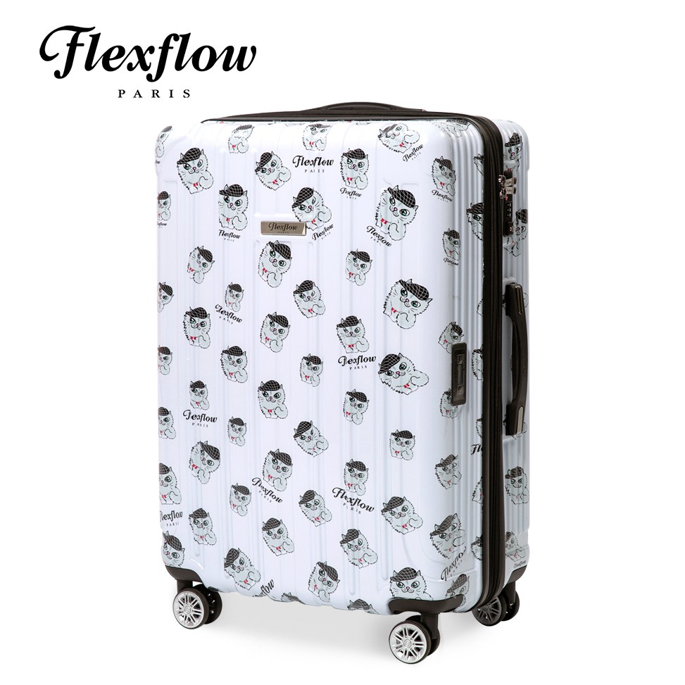 Flexflow 費氏芙羅貓 里爾擴充系列29吋 智能測重防爆拉鍊旅行箱