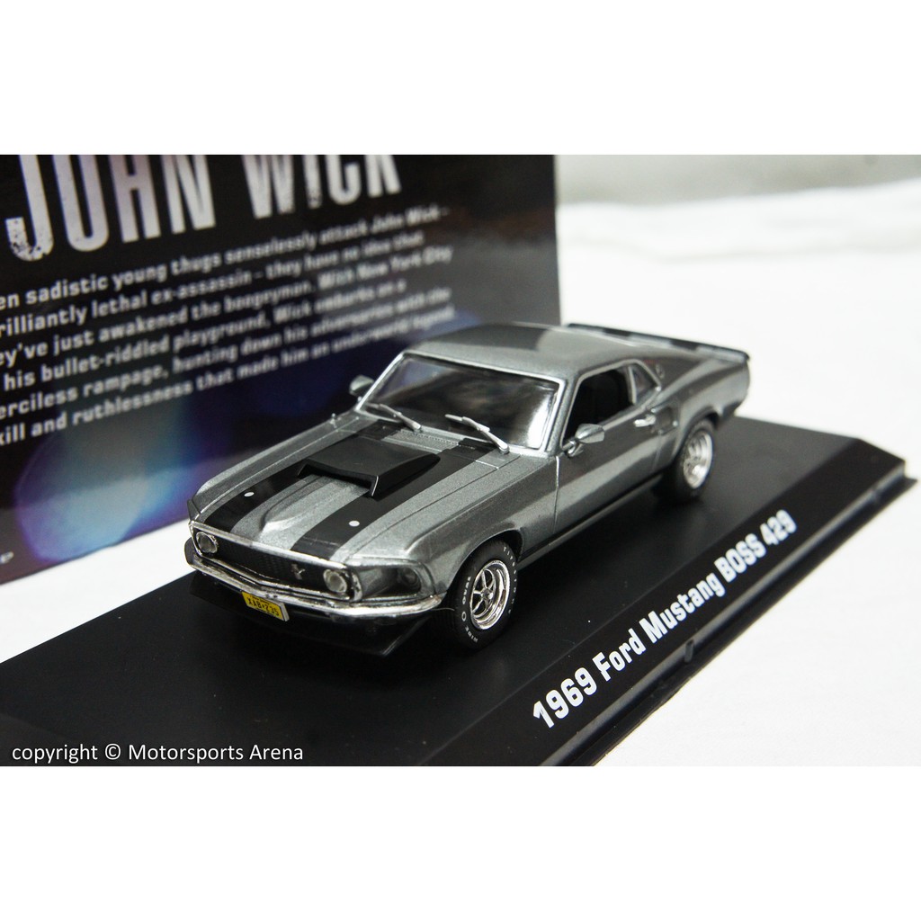 【現貨特價】捍衛任務 1:43 Greenlight Ford Mustang Boss 429 John Wick