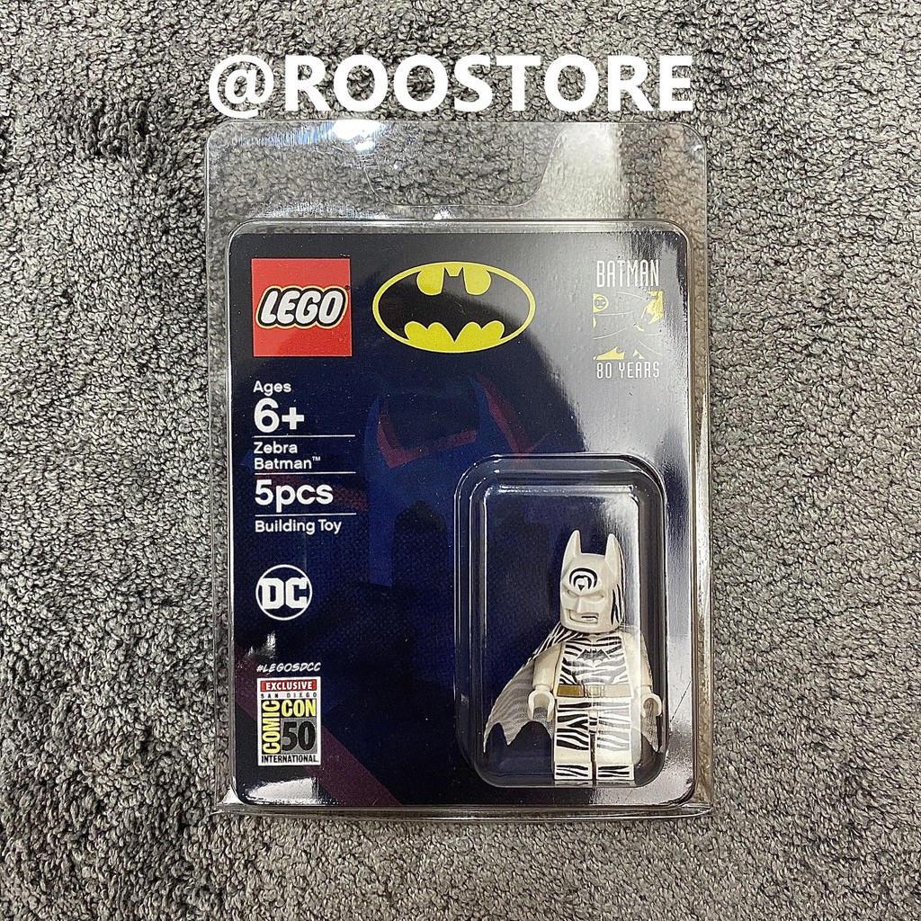 【袋鼠樂高】全新 LEGO SDCC 2019 Zebra Batman 限量 斑馬蝙蝠俠 76161 參考