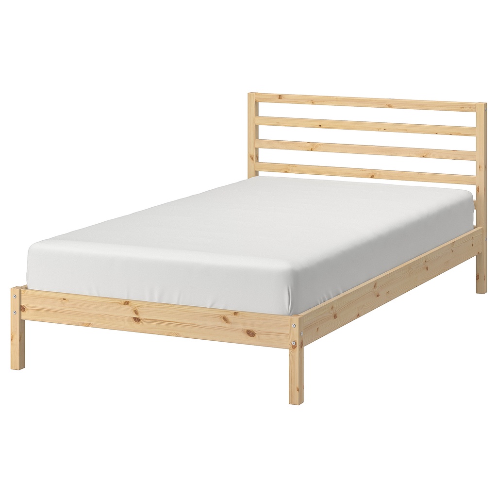 北歐工業LOFT風格經典IKEA宜家TARVA松木單人加大床框床架+luröy床底板條/二手八成新/特$2990