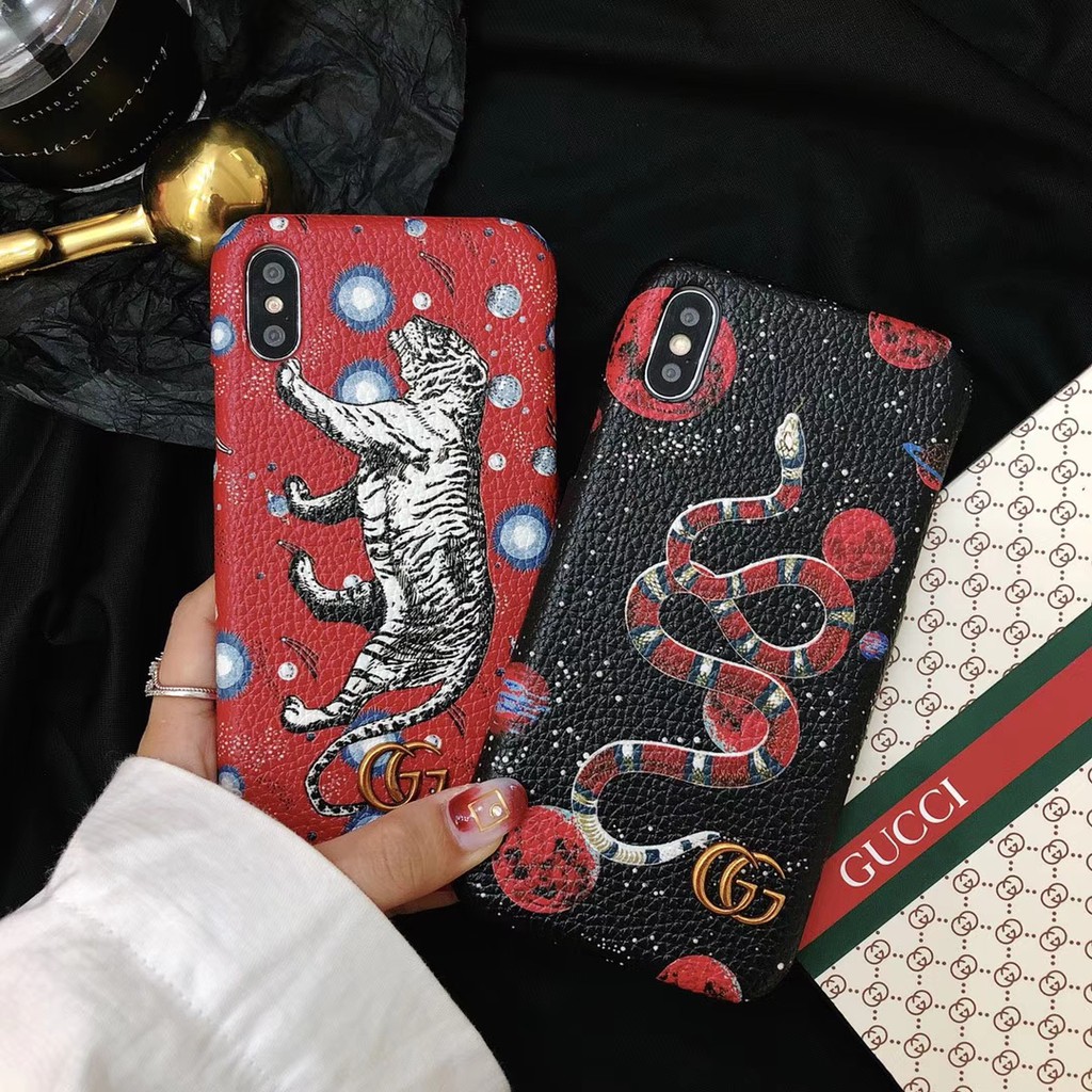 古馳 Iphone X 6 7 8 手機殼 GUCCI 軟殼