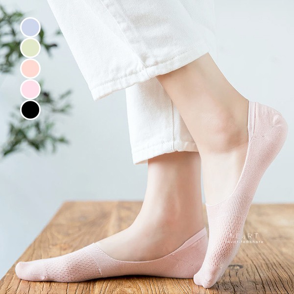 [現貨]少女素色大人隱形船襪 襪子 止滑襪 隱形襪