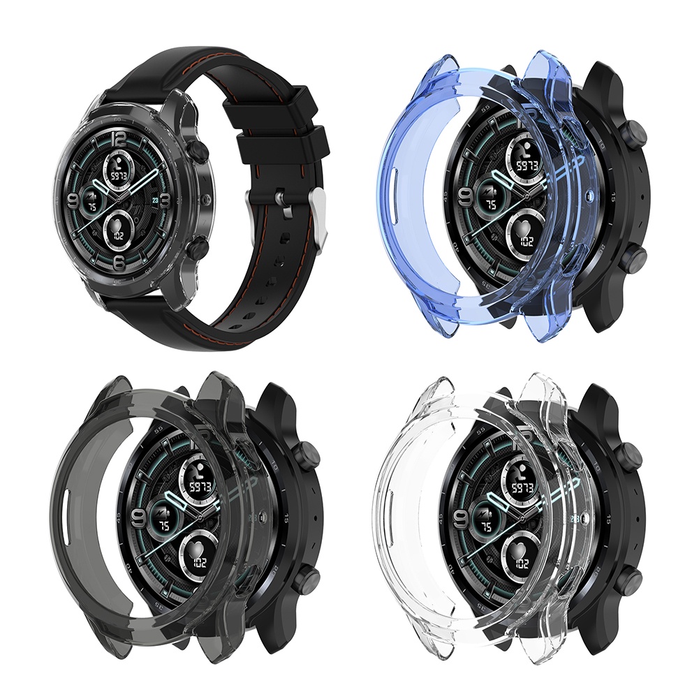 適用於Ticwatch Pro 3 Ultra GPS透色TPU保護套Ticwatch ProX/3 lite半包保護殼