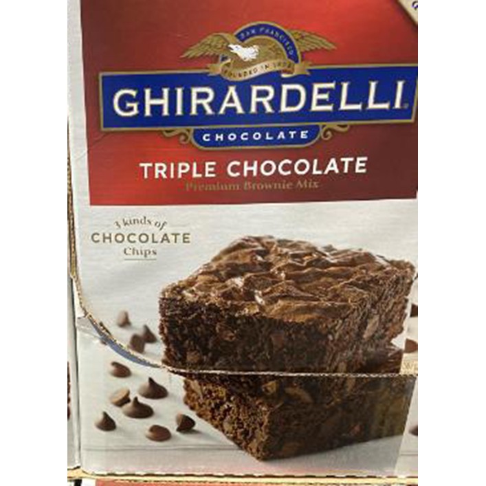 GHIRARDELL 巧克力布朗尼預拌粉 3.4公斤 C847909 COSCO代購