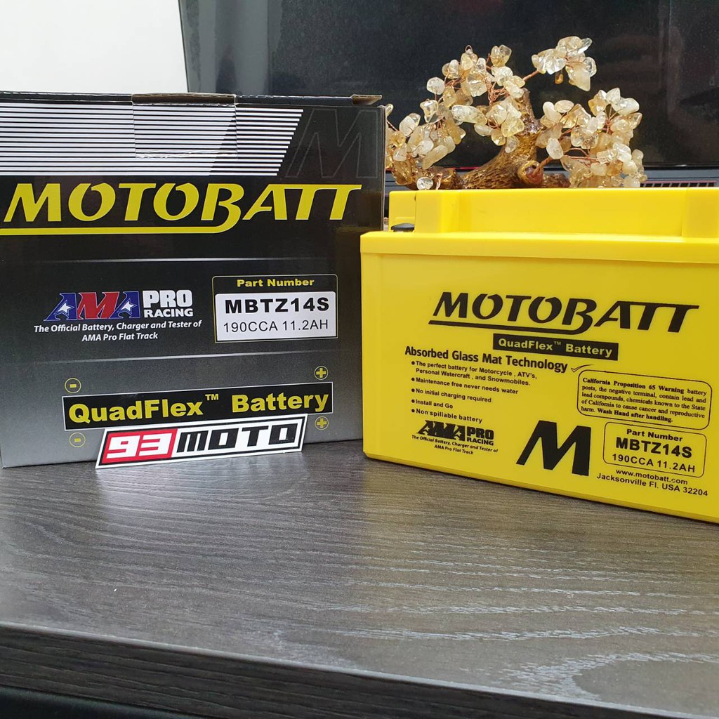 【93 MOTO】 MOTOBATT 黃色電池 黃色電瓶 MBTZ14S Honda CB1100 CB1100EX