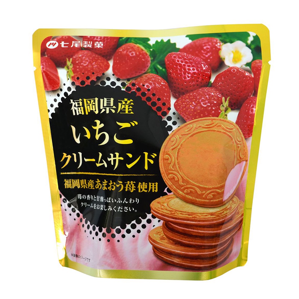 七尾   福岡草莓法蘭酥 66g【Donki日本唐吉訶德】