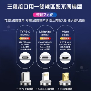 『第12/14代』超強磁吸頭Lightning TYPE-C Micro 磁吸充電頭 單買磁吸頭 秒吸秒充 升級版