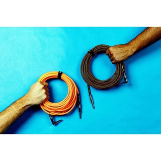 萊可樂器 Ernie Ball 導線 Braided Cable 6079 10呎 螢光橙 樂器導線 Ernieball #4